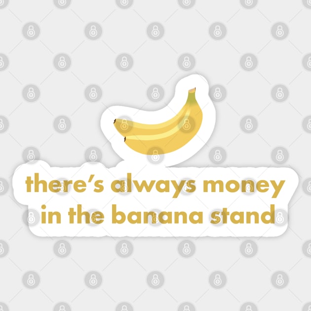 Banana Stand Sticker by HalamoDesigns